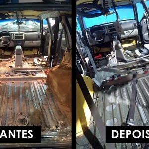 Higienização de carros blindados